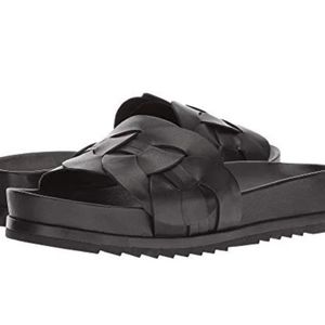 Frye lily woven slide